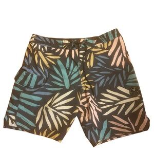 Vissla Floral Hawaiian Board Shorts